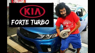 Kia Forte Koup First Gen is BOOSTED and makes 400WHP on a RusEFI on pump gas on the dyno [upl. by Naujit]