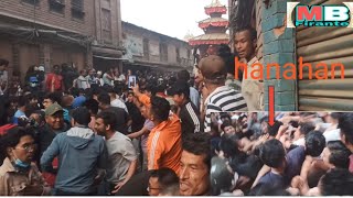 Bisket jatra bhaktapur 2080 babal fighting [upl. by Peskoff649]