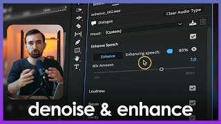 How to Denoise and Enhance Sound with Premiere Pros BETA Feature [upl. by Kano890]