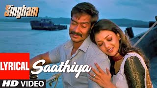 quotSaathiyaquot Singham Full Video Song  Feat Ajay devgan Kajal Aggarwal [upl. by Danieu]