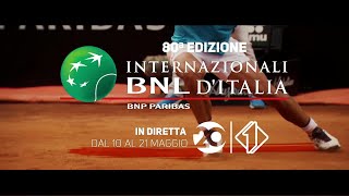 Partono gli Internazionali BNL dItalia sulle reti Mediaset [upl. by Cence]