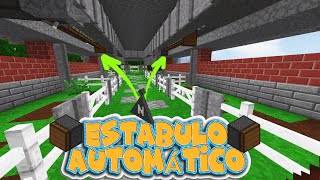 COMO FAZER UM ESTABULO COM ALIMENTADOR AUTOMATICO EM SURVIVALCRAFT 2 FAZENDINHA [upl. by Kralc647]