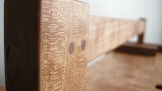 A Cabinetmakers Toolchest part twelve Pinning the joints saw holders and shooting board details [upl. by Kindig]