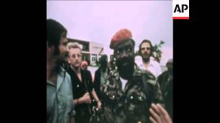 SYND 17 11 75 JONAS SAVIMBI AND HIS UNITA GUERILLA FORCES [upl. by Titania883]