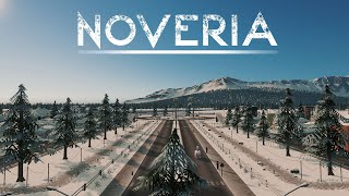 How To Start A SNOW City With Beautiful Detailing In Cities Skylines  Noveria [upl. by Adnocahs710]