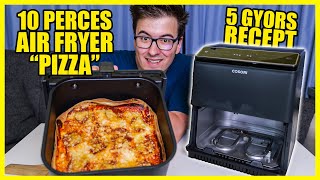 10 PERC ALATT PIZZA AIR FRYERBEN [upl. by Krystyna]