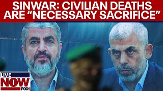 Hamas leader civilian deaths are quotnecessary sacrificequot  LiveNOW from FOX [upl. by Yecac]