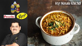 Venkatesh Bhat makes veg masala kichidi  Millet  vegetables and dal khichdi  kuthiravali dal bath [upl. by Carmena119]