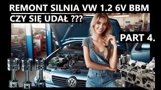 PART 4 REMONT SILNIKA VW 12 6V BBM MONTUJEMY ROZRZĄD I ODPALAMY SILNIK PO REMONCIE [upl. by Esta]