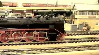 A German Day From 3 Periods In Time amp Featuring 3 Very Interesting Locos Hornby Triang etc [upl. by Seugram]