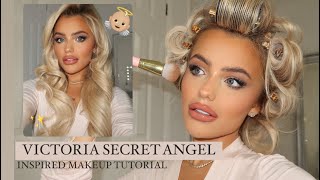 Victoria secret angel makeup tutorial [upl. by Felipe61]