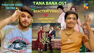 INDIAN REACTION ON TANAA BANAA  OST  LYRICAL VIDEO  🇮🇳 amp 🇵🇰REACTION [upl. by Zysk708]