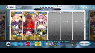 FGOAA TA Salieri Senseis Music Lesson 4 turn ft Romulus  Quirinus Frontline Only No Dmg CE [upl. by Tertia]