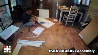 Ikea Brusali 80354182 Assembly Time Lapse 書桌工作桌組裝縮時紀錄 [upl. by Behre807]