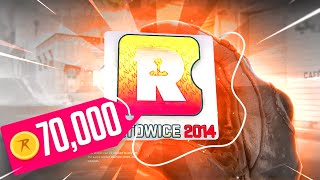 UNBOXING THE 67500 REASON KATOWICE 2014 HOLO CSGOROLL [upl. by Monarski295]