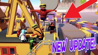 New Update gang beasts New Crane map funny’s moments [upl. by Burkhardt511]