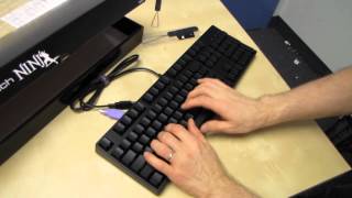 Filco Majestouch Ninja Cherry MX Brown Mechanical Keyboard Unboxing amp First Look Linus Tech Tips [upl. by Nylirek]