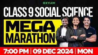 Class 9 Christmas Exam  Social Science  Mega Marathon  Xylem Class 9 [upl. by Aiouqes]