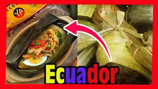 🟨🟦🟥 HALLACAS ECUATORIANAS de Pollo [upl. by Sadnalor]