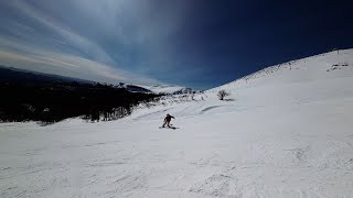 FPV Cinematic Shot  Snowboard in Chapelco  Argentina [upl. by Cyb694]