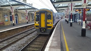 Northern Rail Class 158 Departing Skipton Station [upl. by Catto]