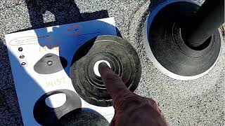 How to Repair Roof Flashing Around Vent Pipes – Quick – 10 Minutes – No Mess – Anyone can Do It [upl. by Oilicec34]