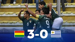 Eliminatorias  Bolivia 30 Uruguay  Fecha 14 [upl. by Nahttam]