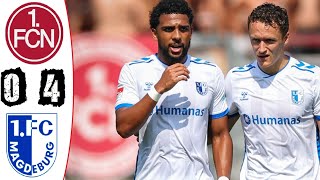 1 FC Nürnberg  1 FC Magdeburg 04 Hightlights  2 Bundesliga  20242025 [upl. by Early]