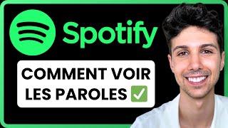 Comment voir les paroles sur Spotify  Tutoriel Débutant [upl. by Blanding]