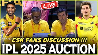 Noor Ahmad amp Ashwin In CSK  IPL 2025 MEGA AUCTION LIVE [upl. by Eriam42]