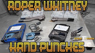 Roper Whitney Hand Punches  TrickToolscom [upl. by Godfrey146]