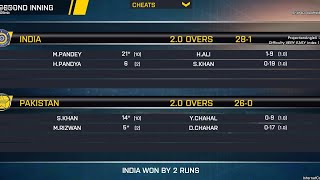 India vs Pakistan match 🏆 Pakistan Lost The Match 😭 India Won by Match 🥰 real graphics cricket 🏏 Go [upl. by Ezechiel]