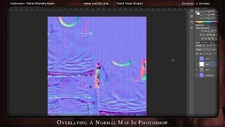 Overlaying Normal Maps in Photoshop [upl. by Loggins]