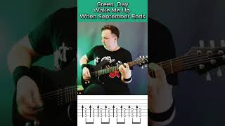 Green Day  Wake Me Up When September Ends  Guitar cover  TAB [upl. by Errol]