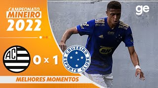 ATHLETIC CLUB 0 X 1 CRUZEIRO  MELHORES MOMENTOS  2ª RODADA MINEIRO 2022  geglobo [upl. by Aihsilat]