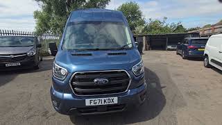 FG71KDX Ford Transit 20 350 Limited Ecoblue 170 bhp Euro 6 Diesel in Blue on 26K [upl. by Bajaj]