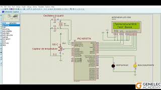 Schéma de Contrôle de Température avec PIC16F877A et Affichage sur LCD [upl. by Anaugal]