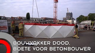 Bouwvakker gedood onder 1500 kilo zware wand boete voor betonbouwer [upl. by Nylicaj]