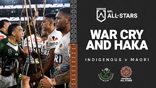 NRL All Stars 2022  War Cry v Haka  NRL [upl. by Lrad848]