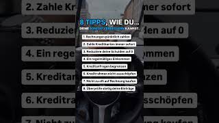 8 Tipps für eine bessere Bonität 💰 Erfüllst du alle Punkte kredit bonität Finanzen [upl. by Kean881]