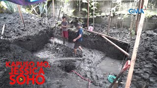 Kapuso Mo Jessica Soho MAGINA NAGHUHUKAY NG BUNKER O NG PAGTATAGUAN SA KANILANG BAKURAN [upl. by Harrus]