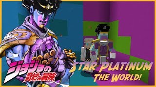 Minecraft JoJo Mod  Stand Retexture Star Platinum The WorldP4 Reupload [upl. by Juno]