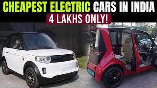 Top 5 Cheapest Electric Cars in India 2023  MVS Auto [upl. by Ayifa]