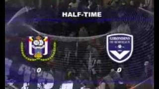 UEFA CUP 20072008 RSC Anderlecht 21 Bordeaux [upl. by Thacker351]