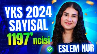 YKS 2024te Türkiye Sayısal 1197ncisi Olan Kullanıcımız Eslem Nuru Tebrik Ediyoruz dopinghafıza [upl. by Nissa]