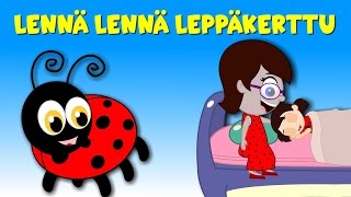 Lastenlauluja suomeksi  Lennä lennä leppäkerttu  monta muuta lastenlaulua [upl. by Aixela130]