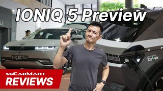 Checking Out The Hyundai IONIQ 5 In Jurong  sgCarMart Access [upl. by Aimet]