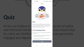 ICE Mining App Quizzes KYC 3  ICE Network KYC 3 Quizzes Answers Passed And Get Verified [upl. by Christmas233]