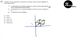 Pregunta 56 modelo PSU DEMRE 2019 matemática [upl. by Nileuqay]