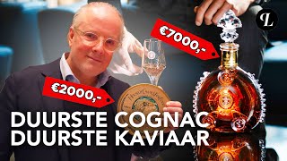 DUURSTE COGNAC EN DUURSTE KAVIAAR TER WERELD PROEVEN [upl. by Lithea]